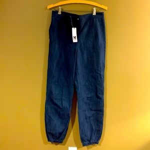 Missoni dark wash denim joggers NWT size 4